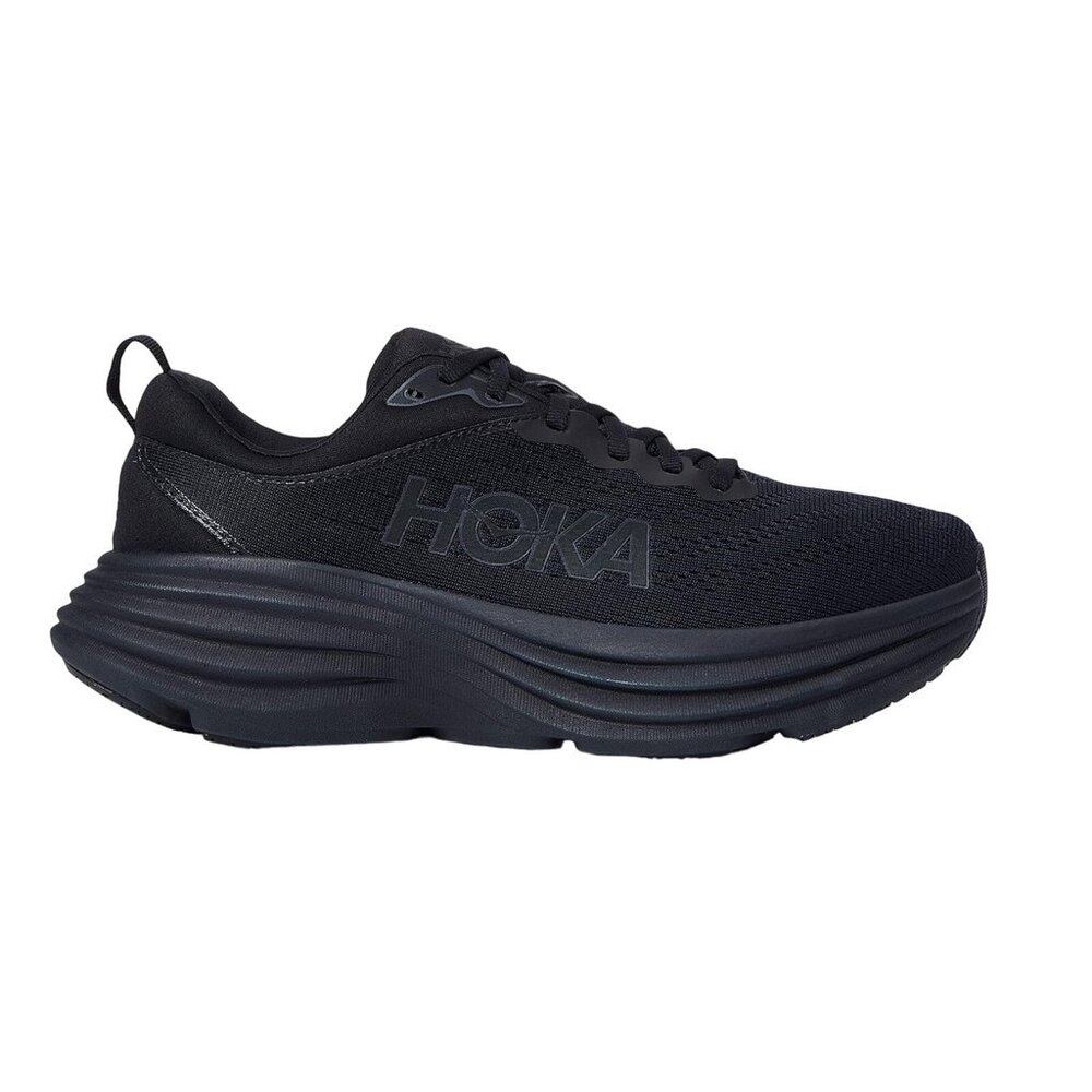 Hoka Womens Bondi 8 Running Shoes Size 7.5 B Black Athletic NIB